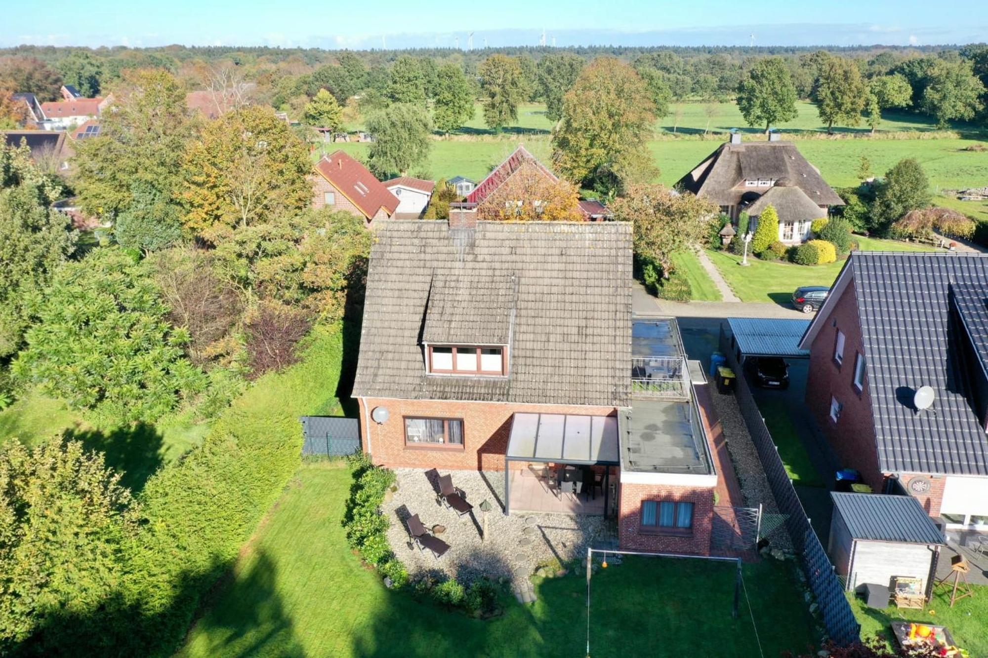Ferienwohnung Im Erdgeschoss Mit Eingezaeunten Garten Und Terrasse Аурих Екстериор снимка